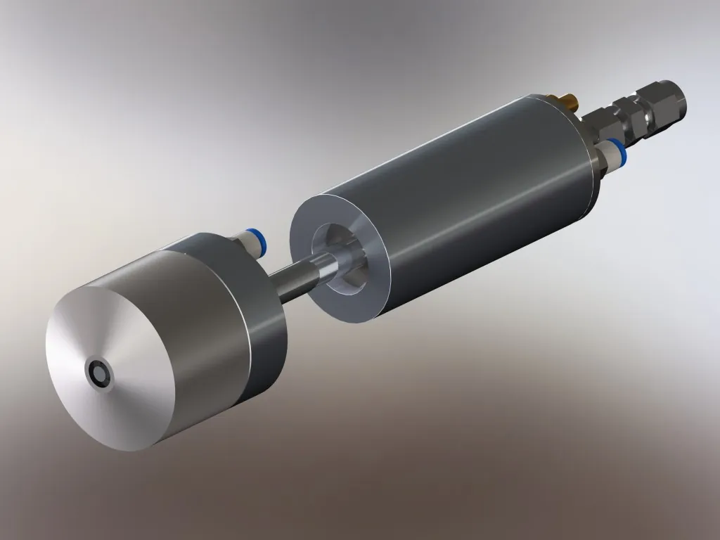ThermalSpray™ High-Temperature Ultrasonic Nozzle diagram