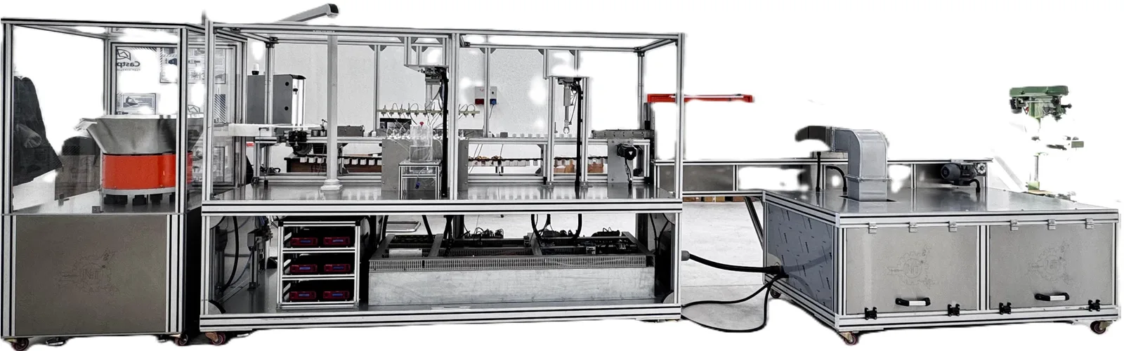 Custom-built automated coating line integrating MicroSpray nozzles